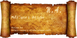 Mágori Alida névjegykártya